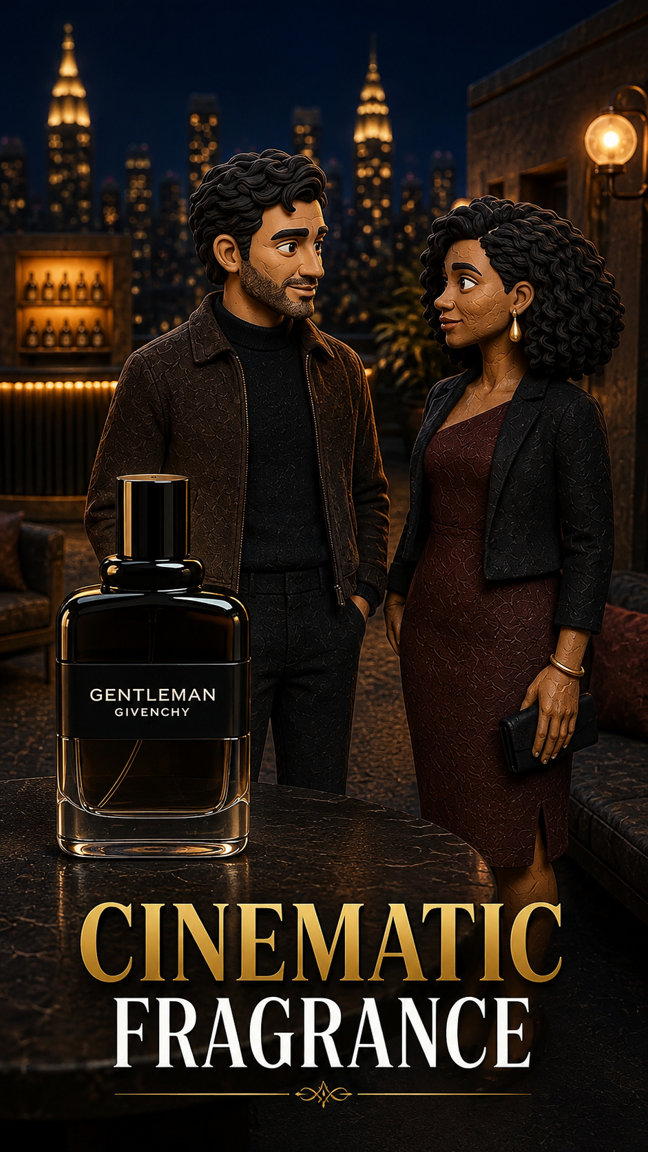 Cinematic Fragrance Claymation poster