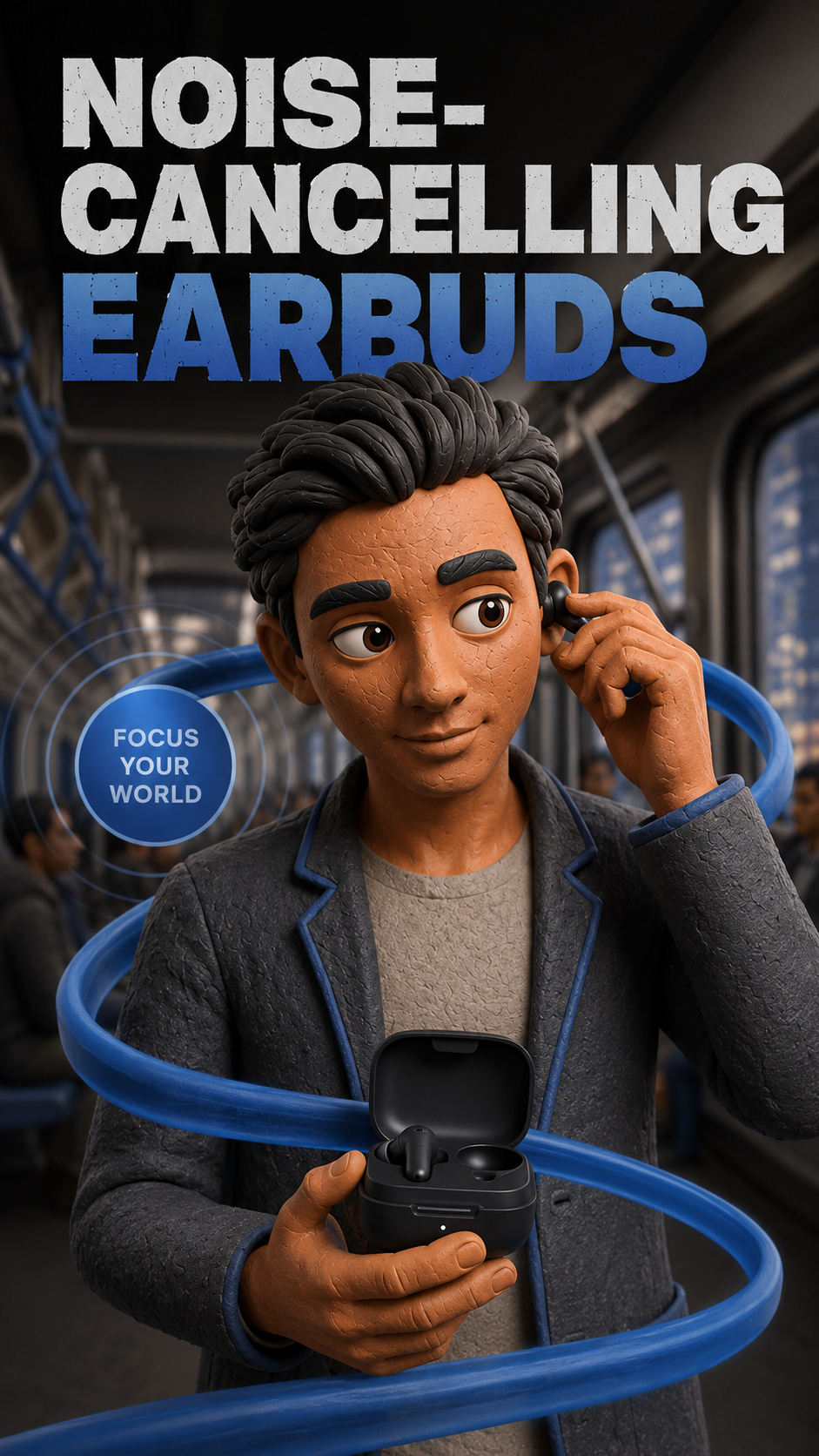 Noise-Cancelling Earbuds poster