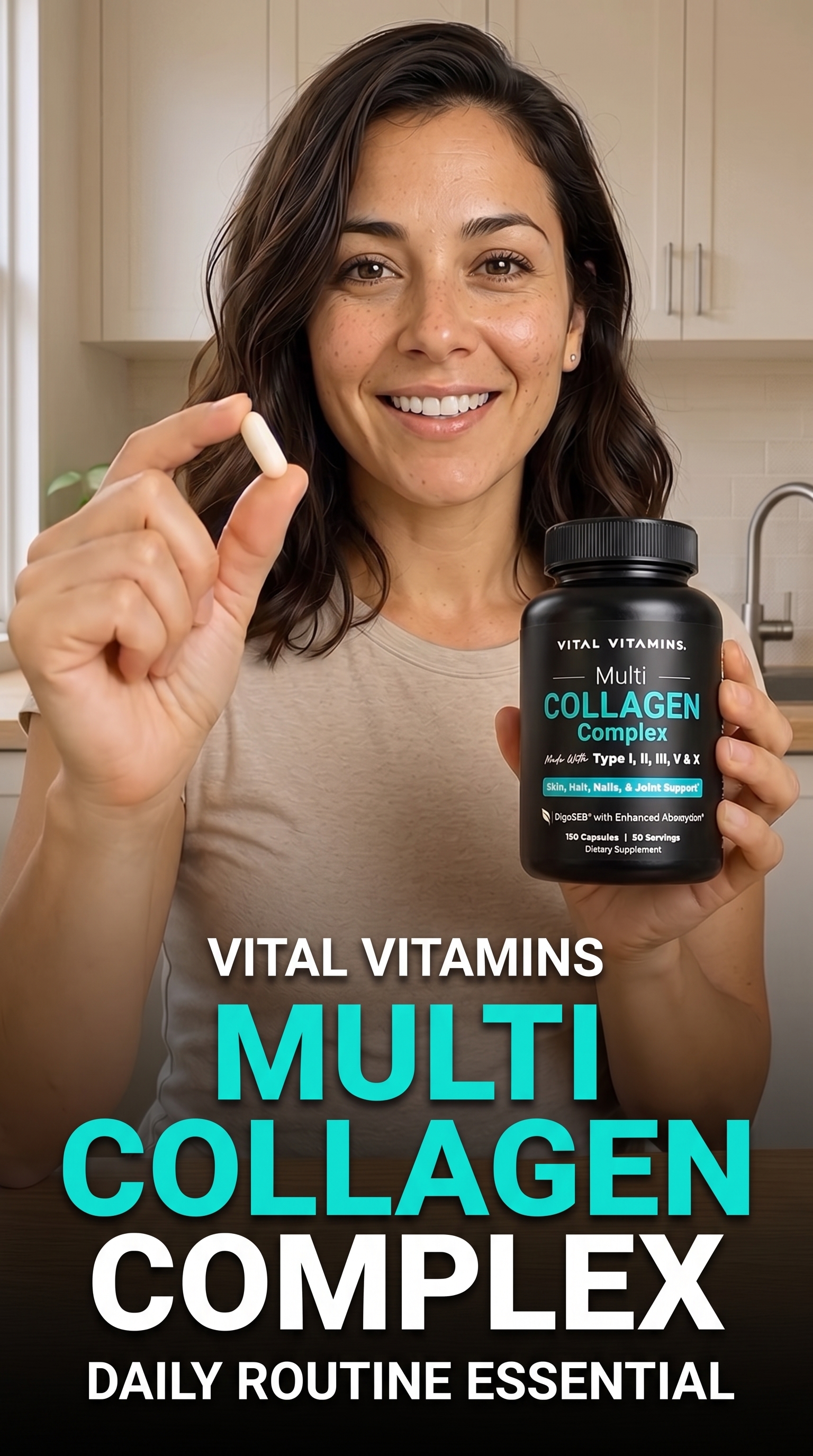 Five Types of Collagen poster